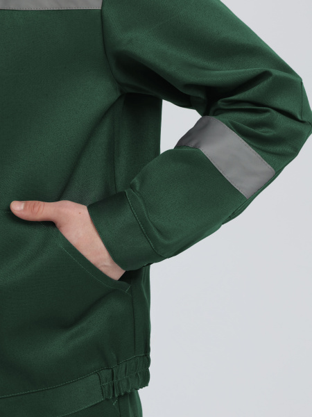 Костюм "Лигор-1" СОП (тк.Смесовая,210) брюки, зеленый/желтый