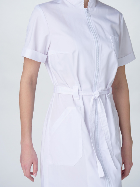 Халат женский Сансара-005 (тк.Смесовая,160) MedLine, белый