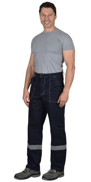 Костюм "Сфера" куртка, брюки 100% Х/Б, пл. 270 г/кв.м, т.синий