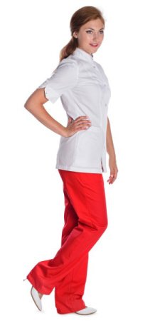 Блуза "Элит" медицинская женская, белый