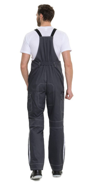 Полукомбинезон мужской летний "Эко-Труд" тёмно-серый, СОП