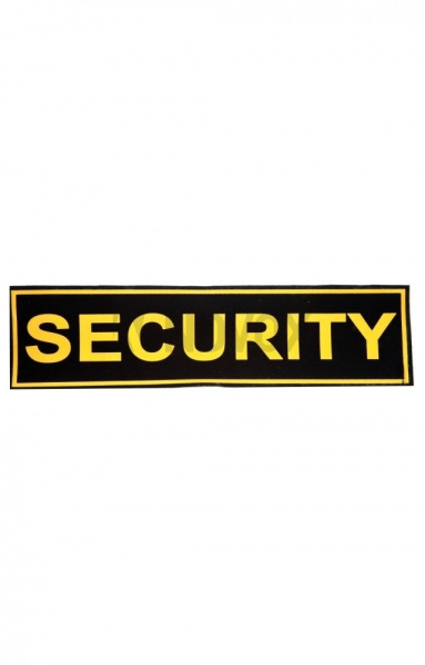 Нашивка "Security" 296 х 77 мм (спина)