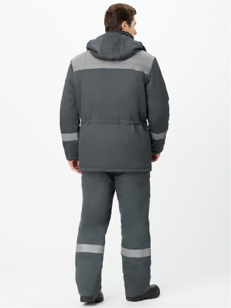 Костюм зимний "Нейч-2" СОП (тк.Смесовая,210) п/к, серый/св.серый
