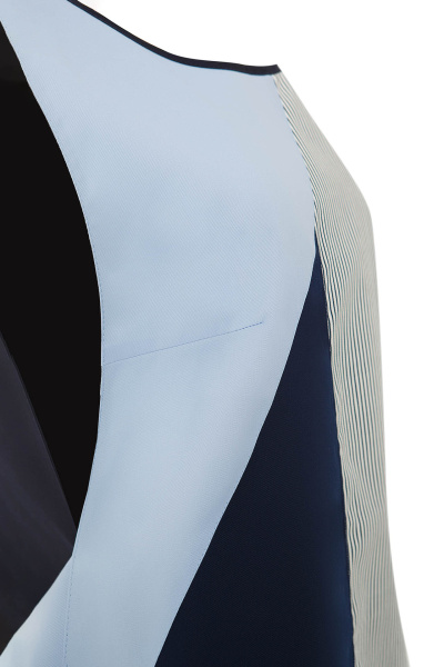 Фартук КЛИНПЛЕКС (CLINPLEX) ВИТА комбинированный полоска/т.синий/голубой