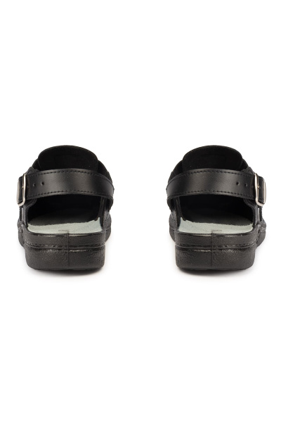 Сандалии (сабо) АЛМИ МИХАИЛ мужские МИНПРОМТОРГ, ПУ, черные