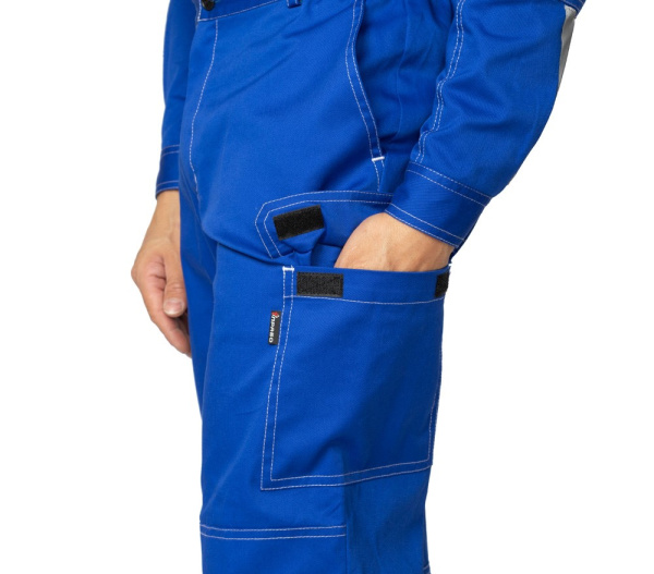 Брюки мужские "Эко-Труд" васильковый, СОП