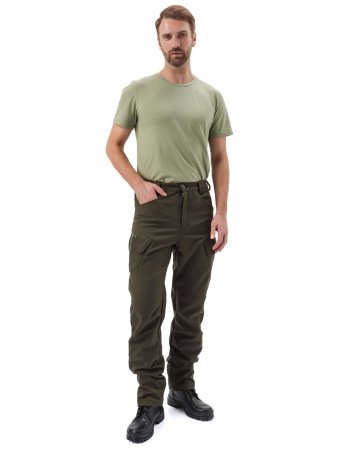 Костюм "ВЕПРЬ" куртка/брюки, цвет: хаки, ткань: Софтшелл