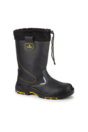 Сапоги летние "Трейсер" КП, КС, ПУ/Нитрил, цвет черный