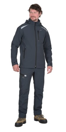 Куртка СПЕЙС софтшелл сине-серая (ЧЗ)