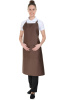 Фартук «BARISTA» с нагрудником, цвет chocolate (темно-коричневый)