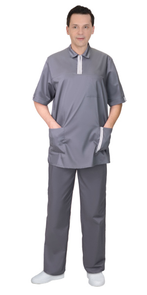 Костюм "ВИКТОР" мужской темно-серый