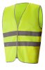 Жилет сигнальный "Спектр" на липучке лимонный с СВП (СОП)
