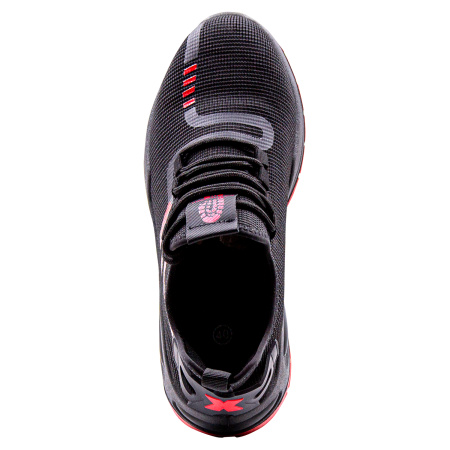 Кроссовки рабочие, КП, ПУ/ТПУ, черный/красный (арт. 5333К)