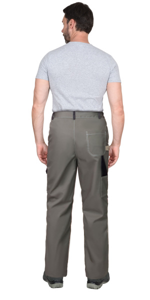 Брюки «КАСПИЙ», оливковый с черным и песочным СОП. тк.Rodos