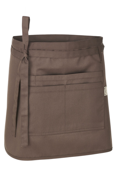 Фартук «BARISTA» укороченный, цвет chocolate (темно-коричневый)