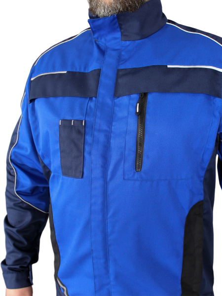 Костюм "КОСТА" куртка+брюки, цв. син/вас/черн (тк.Tomboy)