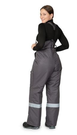 Брюки женские утеплённые "Онега" серые