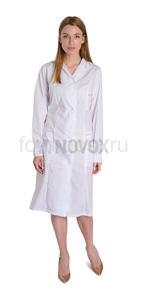 Халат "Атлас" женский, белый