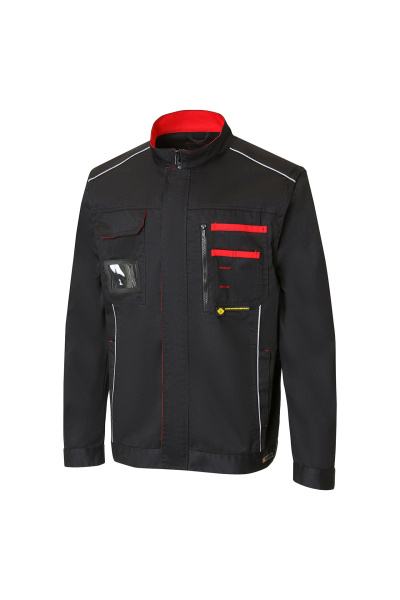 Костюм НЭКСТ (NEXT), куртка с отстегивающимися рукавами, брюки, черный/красный