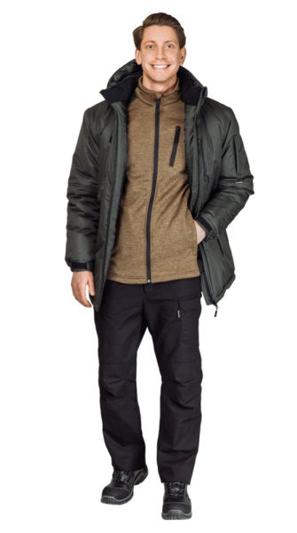 Куртка мужская утепленная "Вегард" тёмный хаки