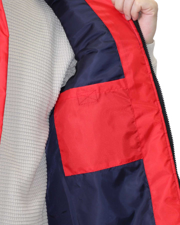 Жилет "ЭЛЬБРУС" красный с темно-синим