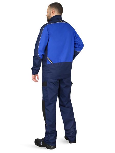 Костюм "КОСТА" куртка+брюки, цв. син/вас/черн (тк.Tomboy)