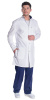 Халат "Элит" медицинский мужской, белый + синий