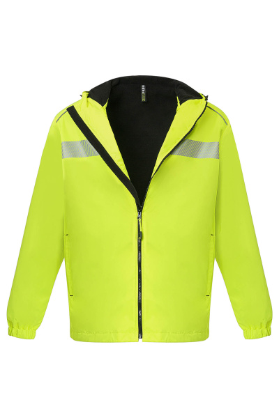 Ветровка КОТПРОФИ на флисе лимон