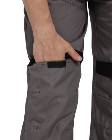 Полукомбинезон ЦИТРИН ср.серый с черным