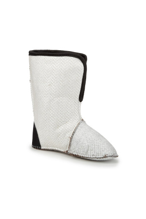 Сапоги ЭВА/Оксфорд, с надставкой, чулок, черный