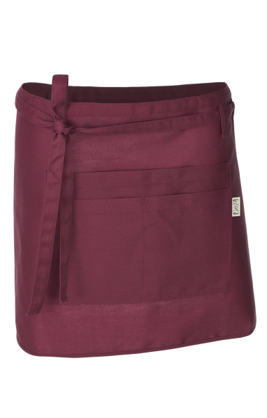 Фартук «BARISTA» укороченный, цвет burgundy (бордо)