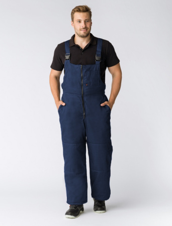 Полукомбинезон зимний "Флофт" Премиум (тк.Смесовая,240), т.синий