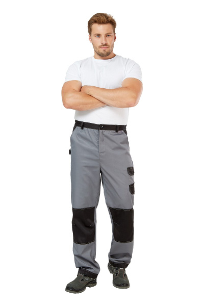 Костюм  "Умелец 1" , куртка, брюки, цвет серый/черный