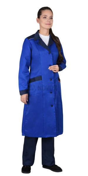 Халат женский "ТЕХНОЛОГ", синий