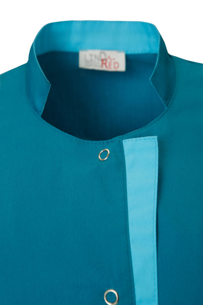 Халат ЛИНДРЕД ЭВЕЛИН (LINDRED EVELIN) дл.рукав морская волна/голубой