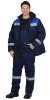 Костюм зимний "Рост-Норд"-2 куртка, п/к, т.синий с васильковым и 2 СОП 50 мм, тк. Гретта