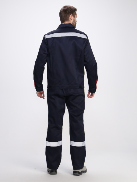 Костюм "Флофт-2" СОП (тк.Смесовая,210) п/к, т.синий/васильковый/красный