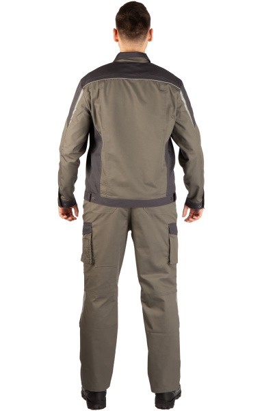 Костюм "STATUS" NEW (Статус), куртка, брюки, серый хаки графит