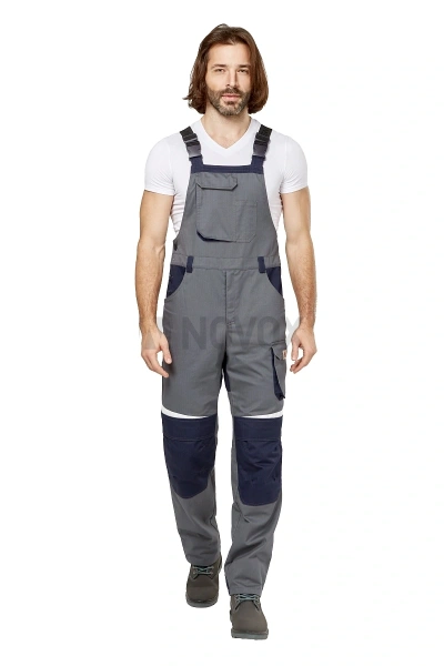 Полукомбинезон антистатический летний "Фест" цвет серый/синий