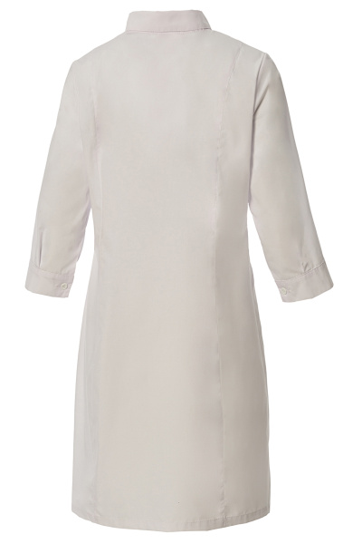 Халат LINDRED CAMILLA (ЛИНДРЕД КАМИЛЛА) рукав 3/4, пуговицы, женский белый