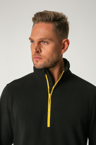 Джемпер ЮНИОНВОРКВЕАР (UNIONWORKWEAR) Стретч черный