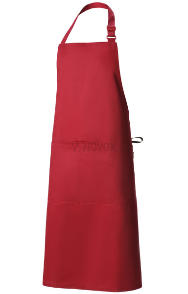 Фартук «BARISTA» с нагрудником, цвет burgundy (бордо)