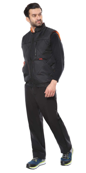 Жилет ЕВРОПА утепленный чёрный