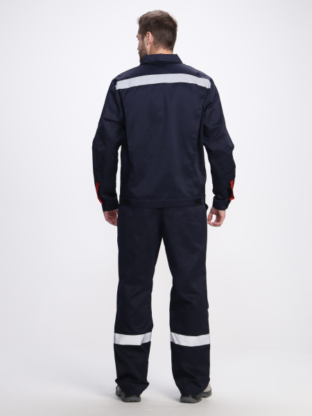 Костюм "Флофт-2" СОП (тк.Смесовая,210) п/к, т.синий/васильковый/красный