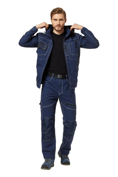 Куртка рабочая мужская летняя "Smart" цвет т.синий