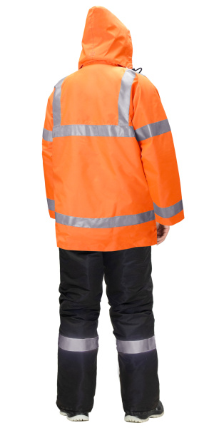 Куртка АТЛАС утепленная, фл. оранжевый, СОП