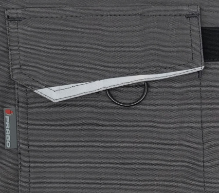 Полукомбинезон мужской "Сюрвейер" тёмно-серый/чёрный