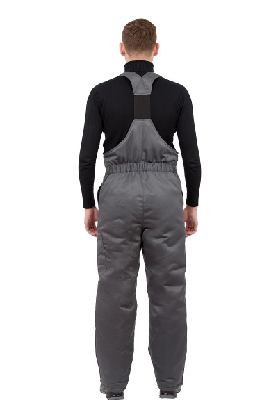 Полукомбинезон рабочий мужской зимний "Прим" цвет серый