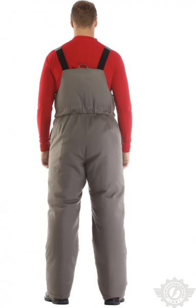 Костюм "Континент" зимний темно-серый-красный с СВП (СОП)