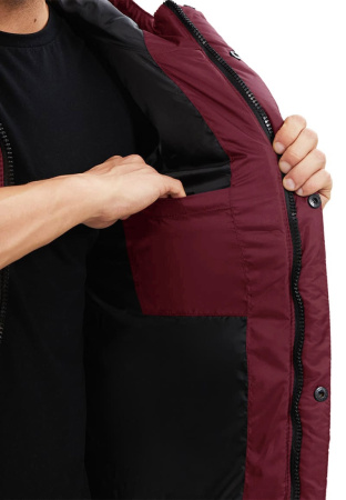 Жилет утеплённый "ДЕЛЬТА" , цвет: бордовый, ткань: Дюспо